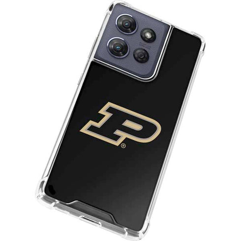 Purdue University Purdue Logo Moto G Play 5G (2025) Clear Case